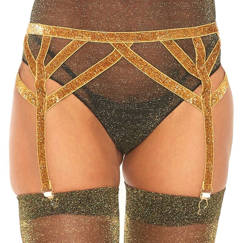 LEG AVENUE LUREX DORATO MISURA UNICA