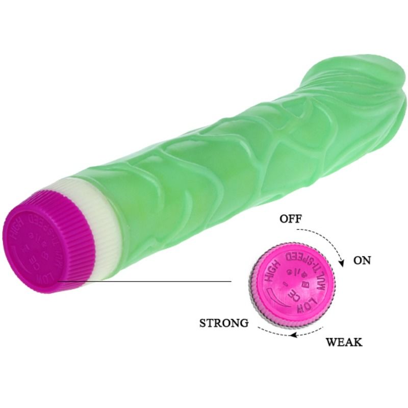 WAVES OF PLEASURE VIBRATORE VERDE 23 CM