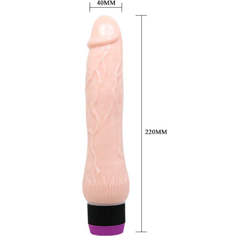 ADOUR CLUB VIBRATORE REALISTICO BASE ANCHA 22 CM