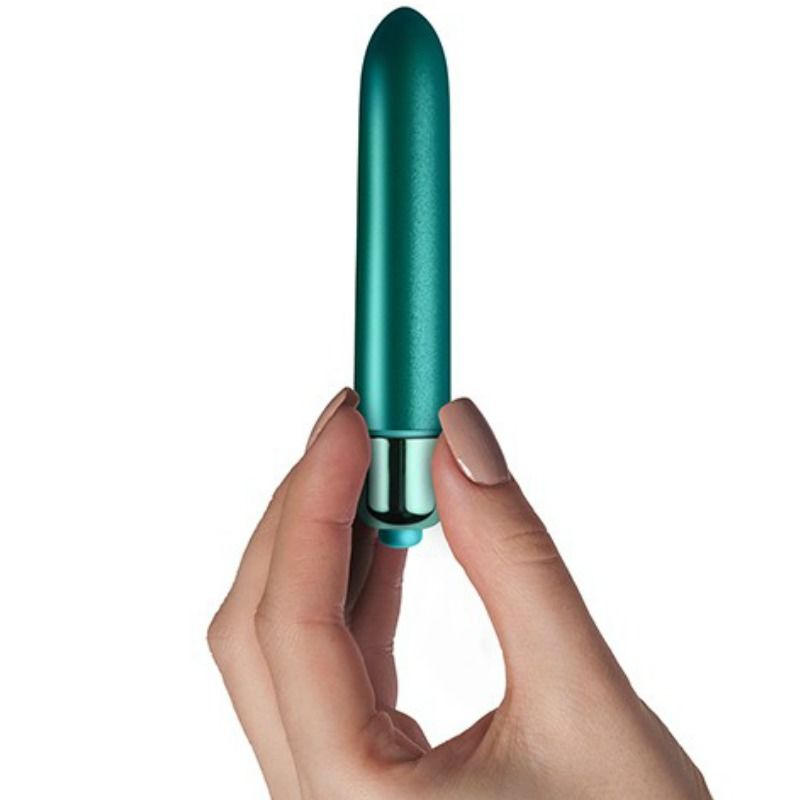 MINI VIBRATORE ROCKS-OFF VERDE SMERALDO