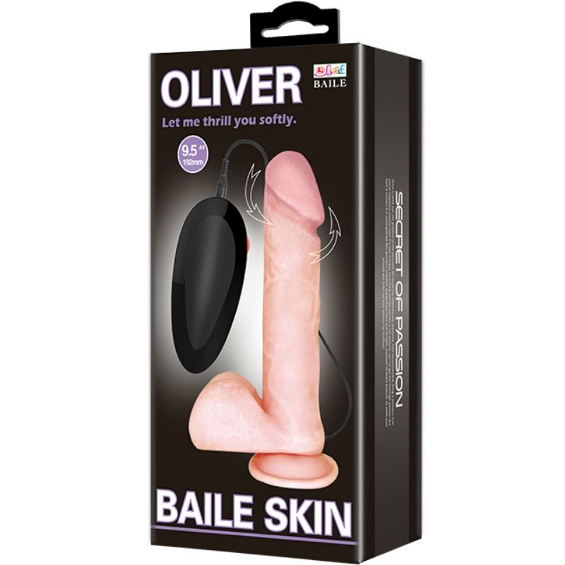VIBRATORE REALISTICO OLIVER CON FUNCION ROTACION