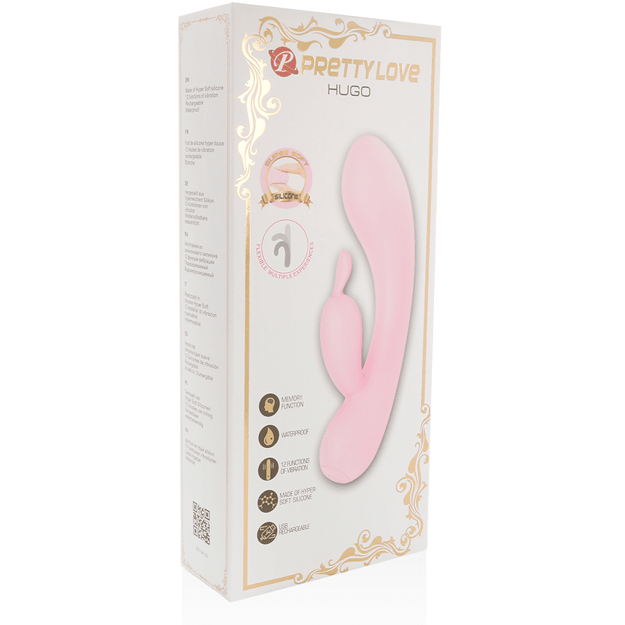 VIBRATORE RABBIT CON ORECCHIE - PRETTY LOVE SMART HUGO