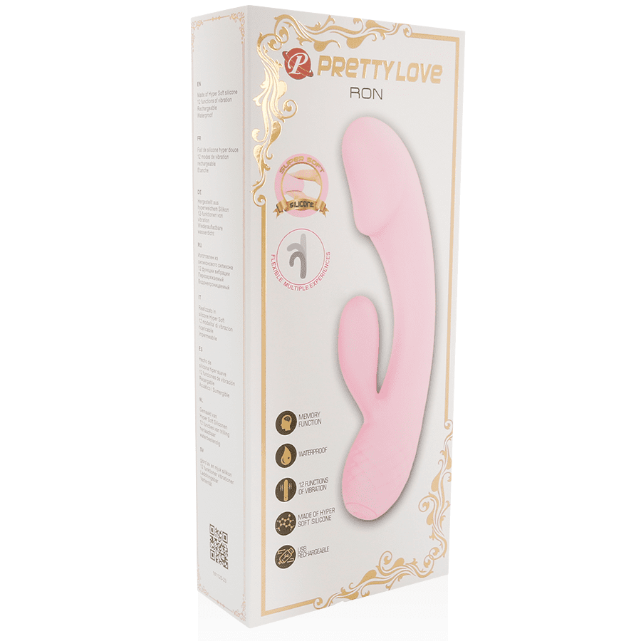 VIBRATORE RON CON RABBIT - PRETTY LOVE SMART