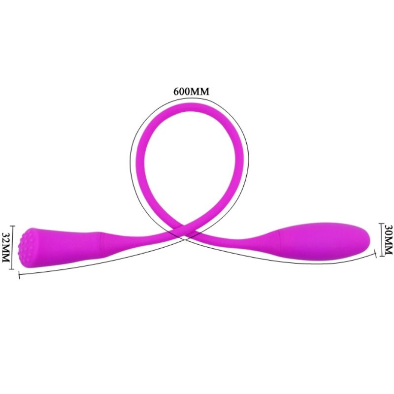 VIBRATORE 2 MOTORI - PRETTY LOVE SMART SNAKY VIBE