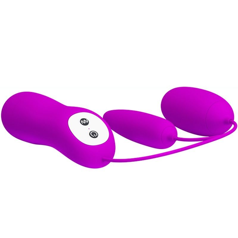 VIBRATORE DOPPIO UOVO PRETTY LOVE IRMA