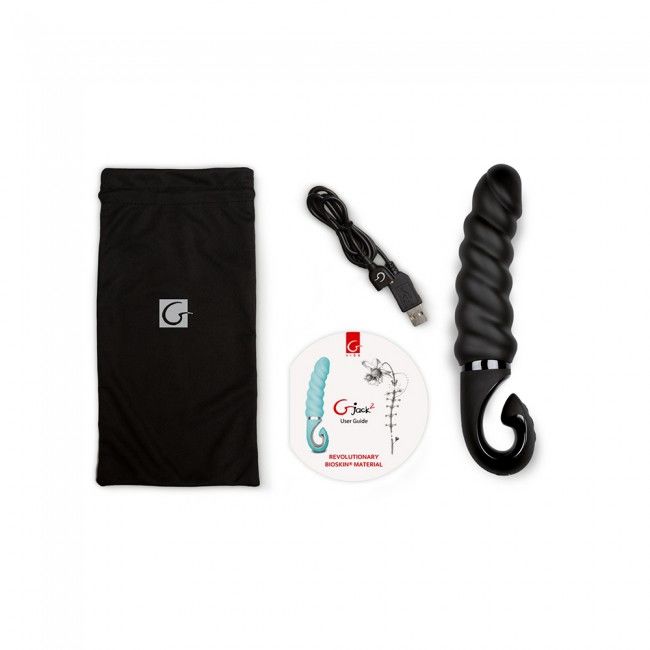 VIBRATORE IMPERMEABILE GJACK 2 MYSTIC COLORE NERO
