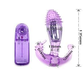 STIMOLATORE  LILLA VAGINALE E ANALE CON VIBRAZIONE