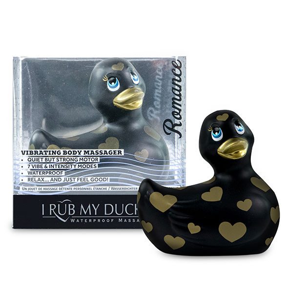 ANATRA VIBRANTE DUCKIE 2.0 ROMANCE (NERO E ORO)