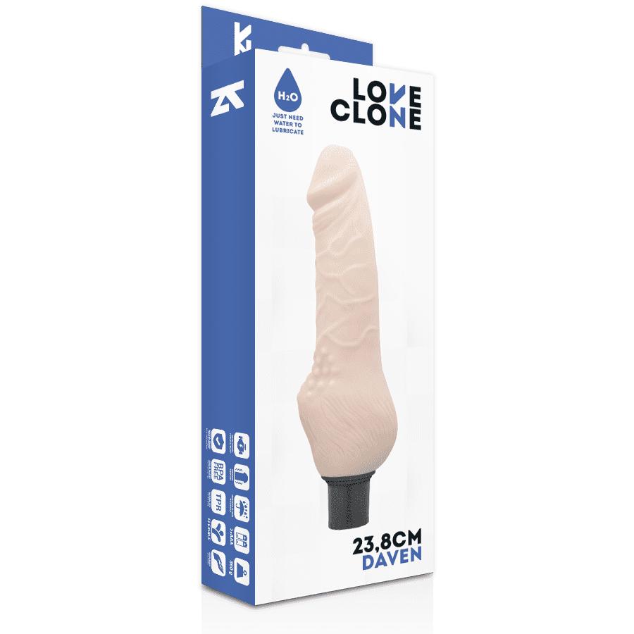 img_73486_a5160957059180d8dc67d2f107dafac8_1.png LOVECLONE DAVEN SELF LUBRIVAGINANTE REALISTICO 23,8 CM
