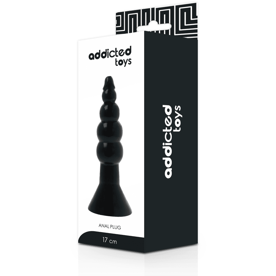 PLUG ANALE 17CM NERO