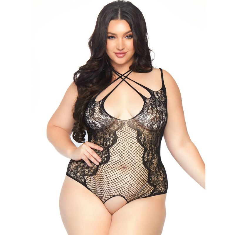 VESTITO MINI LEG AVENUE DAISY CROCHET VIOLA