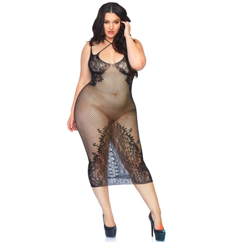 VESTITO CORPO IN RETE 1X-2X LEG AVENUE