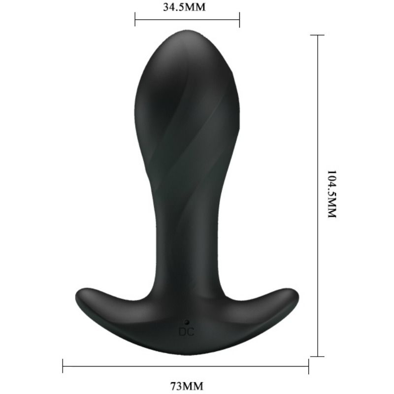 PRETTY LOVE VIBRATORE ANALE  NERO