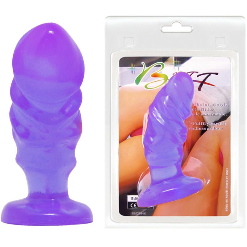PLUG ANALE UNISEX CON VENTOSA LILLA