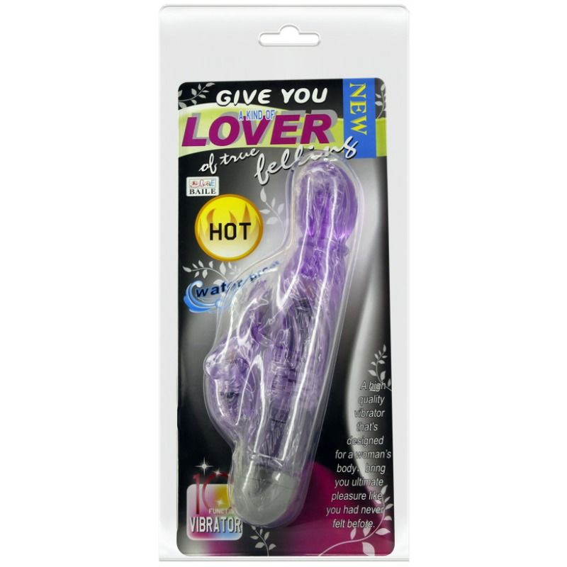 VIBRATORE CON RABBIT 10 FUNZIONI GIVE YOU A KIND OF LOVER - LILLA