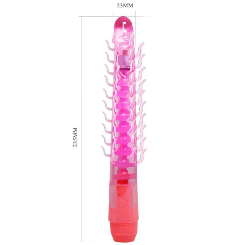 DILDO VIBRANTE FLEXI VIBE SENSUAL SPINE BENDABLE - LILLA 23.5 CM