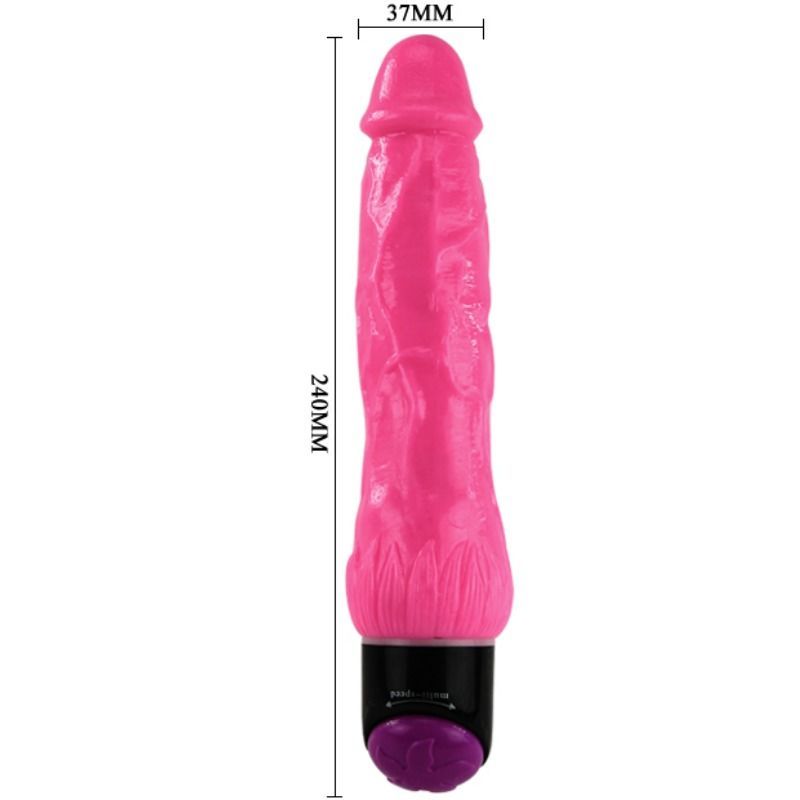 VIBRATORE REALISTICO COLORE LILLA 24 CM - COLORFUL SEX