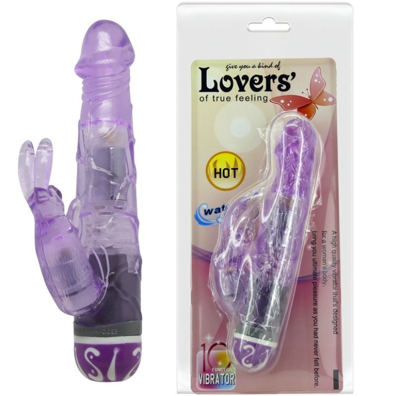 VIBRATORE MULTI VELOCITA BAILE VIBRATORS - CON RABBIT LILLA