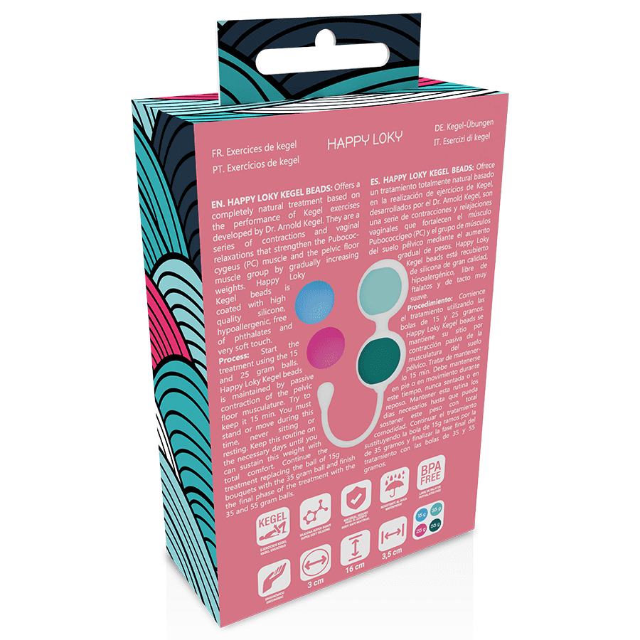 SFERE VAGINALI STIMOLANTI HAPPY LOKY KEGEL BEADS