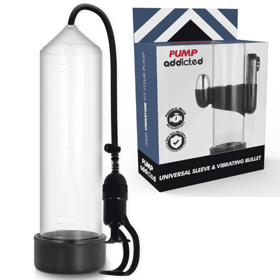 PUMP ADDICTED RX5 VIBRATORE TRASPARENTE