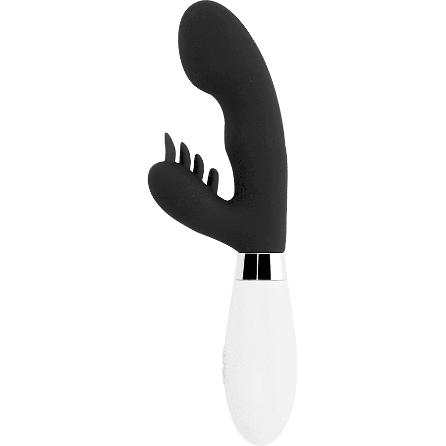 MASSAGGIATORE GLOSSY ELVIS RABBIT NERO