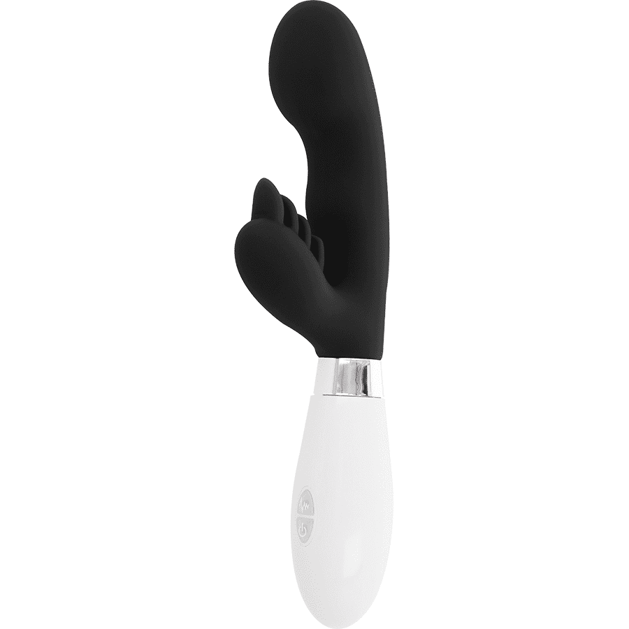 MASSAGGIATORE GLOSSY ELVIS RABBIT NERO