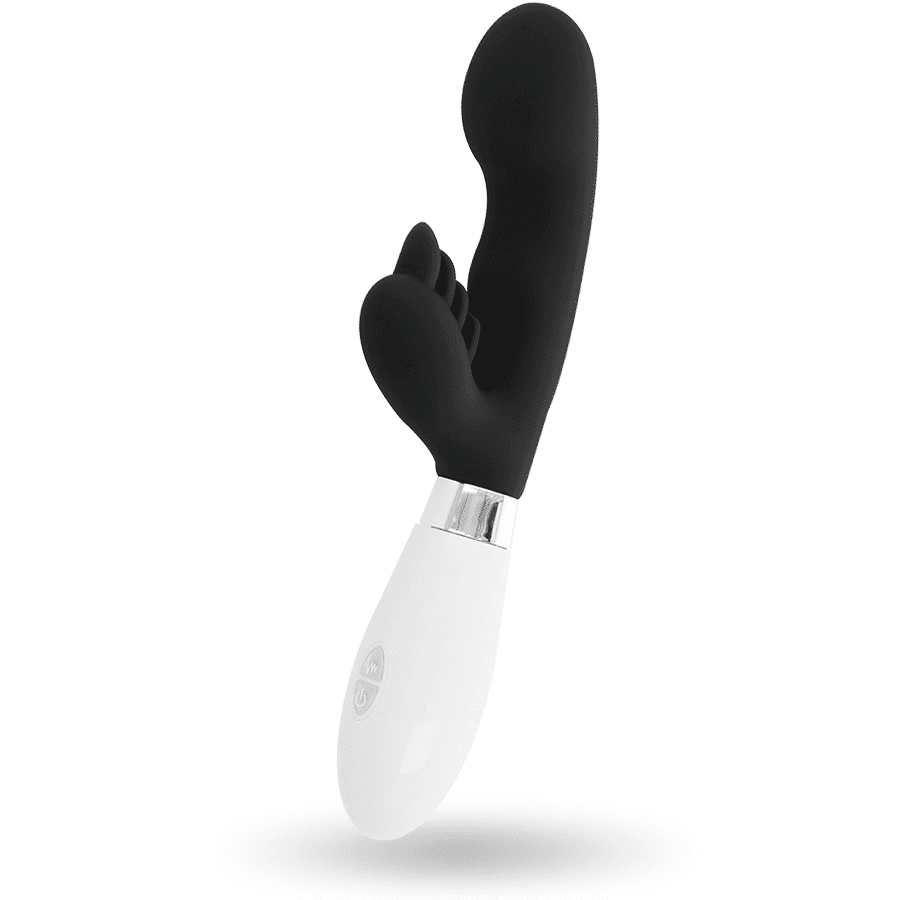 MASSAGGIATORE GLOSSY ELVIS RABBIT NERO