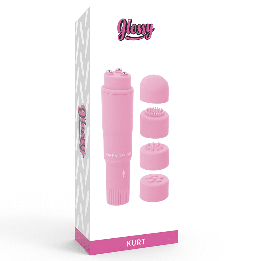 MASSAGGIATORE GLOSSY POCKET KURT - ROSA