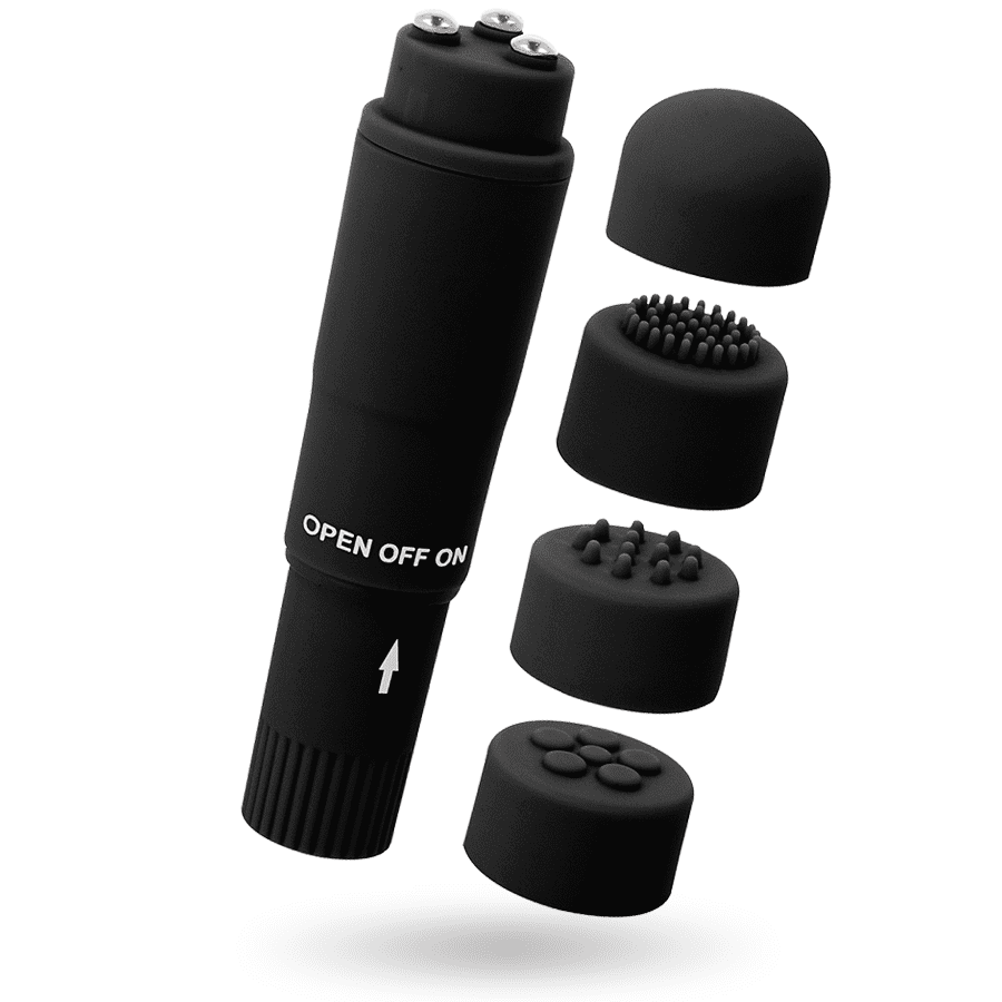 MASSAGGIATORE GLOSSY POCKET KURT - NERO
