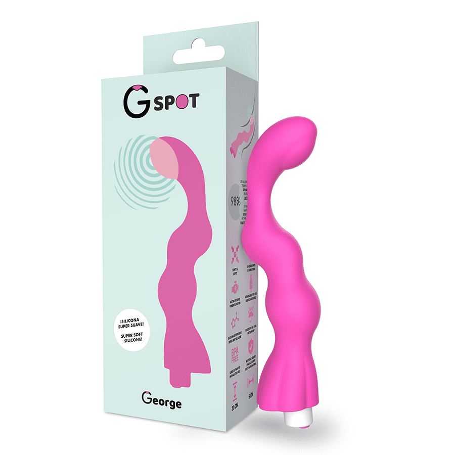 VIBRATORE PUNTO G GEORGE GUM ROSA