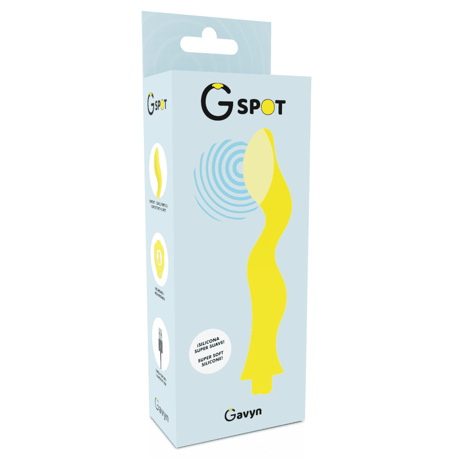 VIBRATORE PUNTO G GAVYN - GIALLO