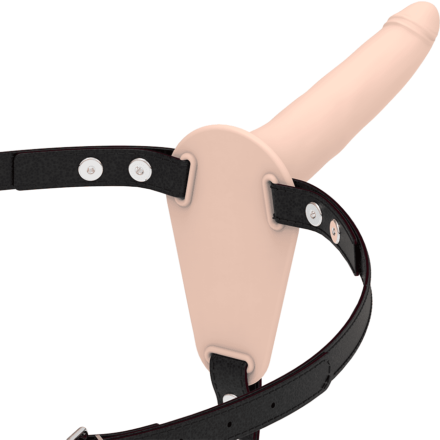 IMBRACATURA CON DILDO IN SILICONE FETISH SUBMISSIVE FLESH 15CM