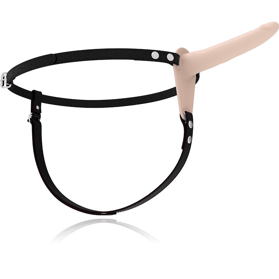 IMBRACATURA CON VIBRATORE IN SILICONE FETISH SUBMISSIVE FLESH 15CM