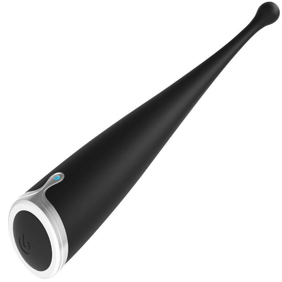 VIBRATORE CLITORIDEO IN SILICONE NERO BRILLY GLAM SPOT VIBE