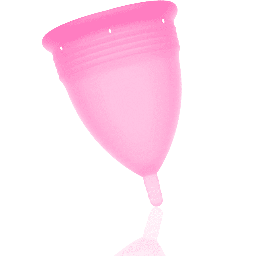 COPPA MENSTRUALE TAGLIA L COLORE ROSA SILICONE FDA