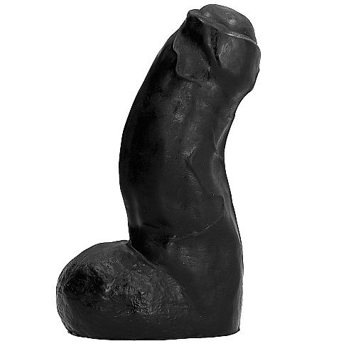 DONG REALISTICO TUTTO NERO 17CM