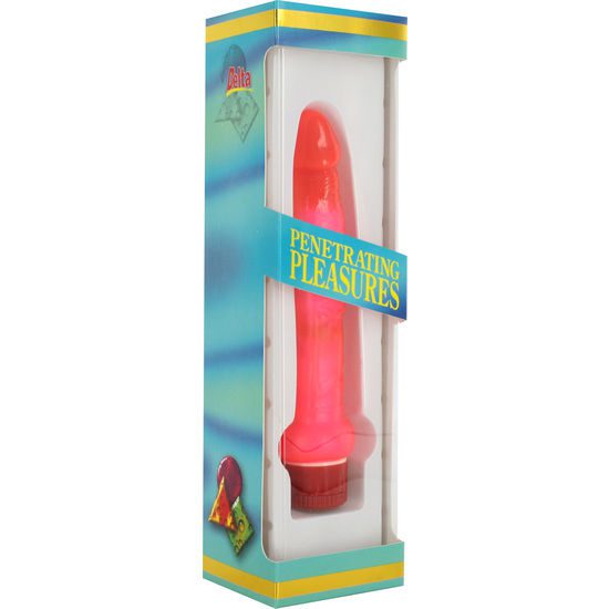 VIBRATORE ANALE SEVENCREATIONS JELLY SLIM ROSA