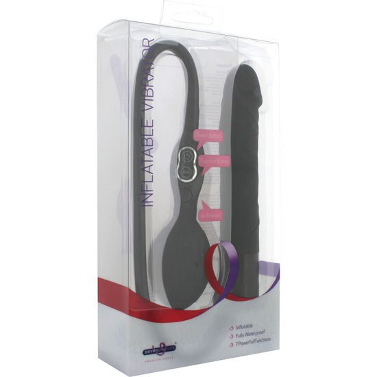 SEVENCREATIONS VIBRATORE GONFIABILE NERO