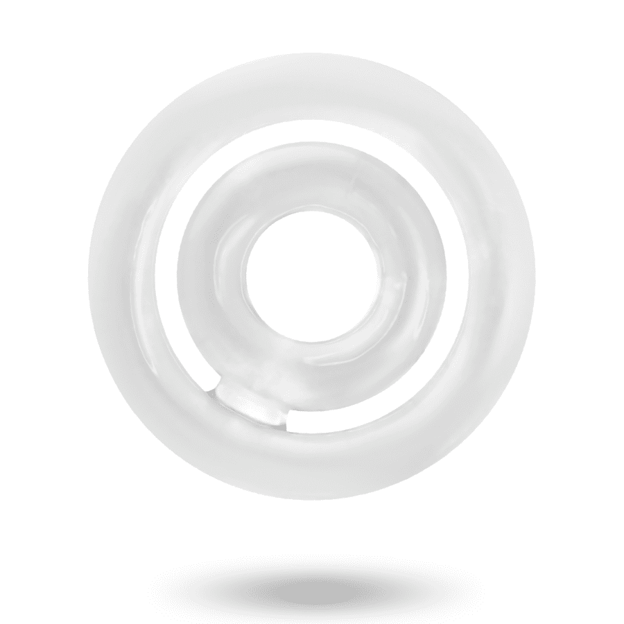 ANELLO PENE E TESTICOLI ADDICTED TOYS - TRASPARENTE