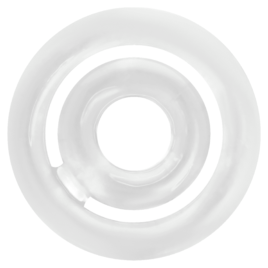 ANELLO PENE E TESTICOLI ADDICTED TOYS - TRASPARENTE