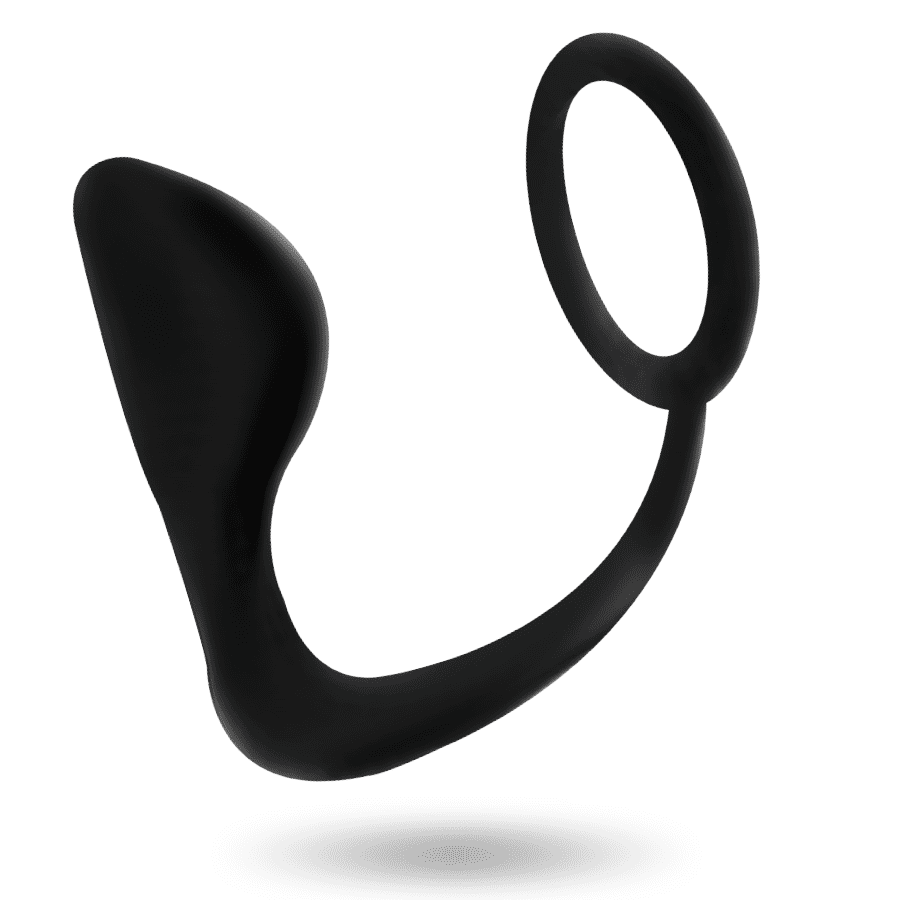 PLUG ANALE CON ANELLO NERO