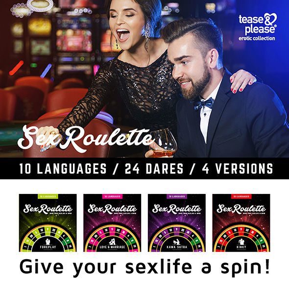 GIOCO PER COPPIE SEX ROULETTE KAMASUTRA (NL-DE-EN-FR-ES-IT-PL-RU-SE-NO)