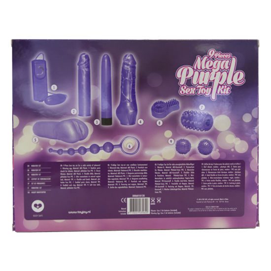 KIT 9 PEZZI SEX TOYS JUST FOR YOU - COLORE VIOLA