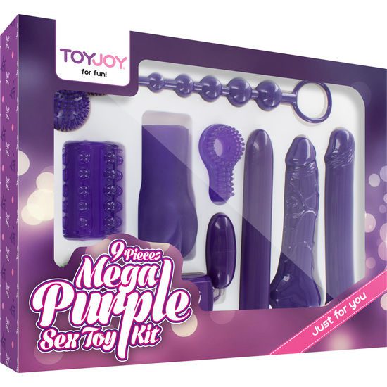 KIT 9 PEZZI SEX TOYS JUST FOR YOU - COLORE VIOLA