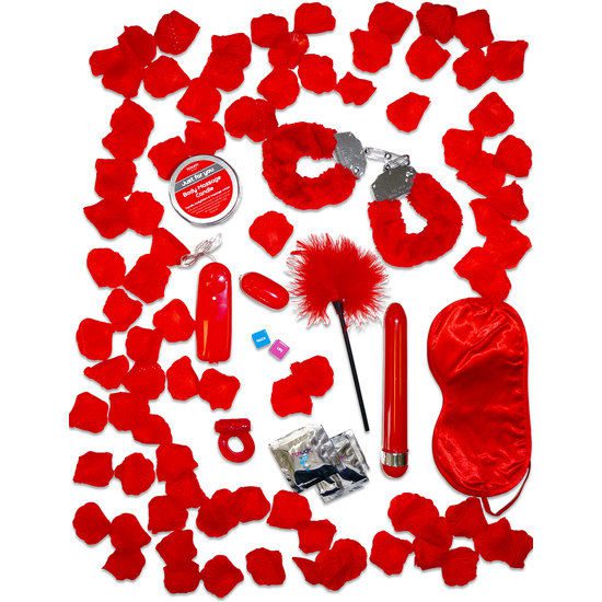 SET SEX TOYS DA REGALO JUST FOR YOU - COLORE ROSSO