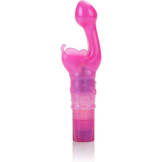 VIBRATORE TESTA FLESSIBILE IMPERMEABILE BUNNY KISS ROSA