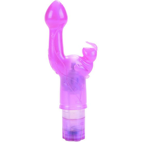 VIBRATORE TESTA FLESSIBILE IMPERMEABILE BUNNY KISS ROSA