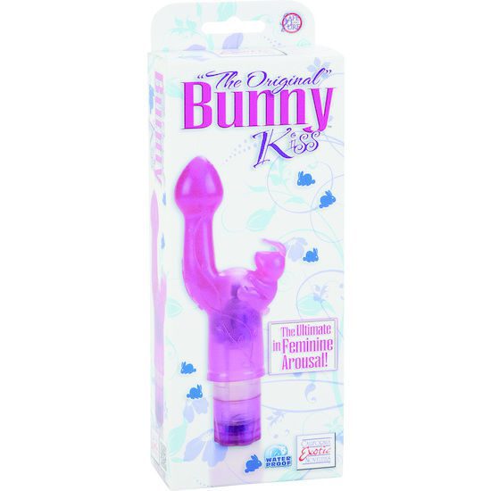 VIBRATORE TESTA FLESSIBILE IMPERMEABILE BUNNY KISS ROSA