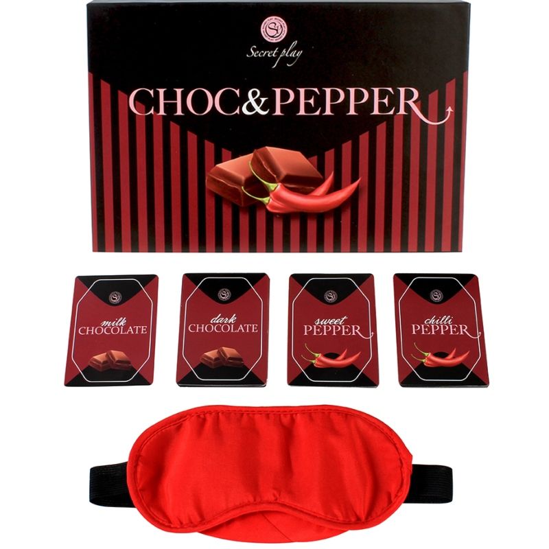 SCATOLA GIOCO CARTE AL CIOCCOLATO SECRET PLAY "CHOC PEPPER" (FR/PT)