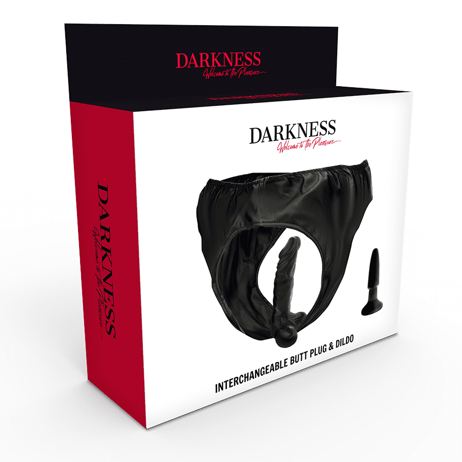 DARKNESS INTERCAMBIABILE BUTT PLUG E DILDO